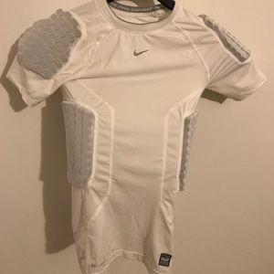 nike pro combat padded compression shirt